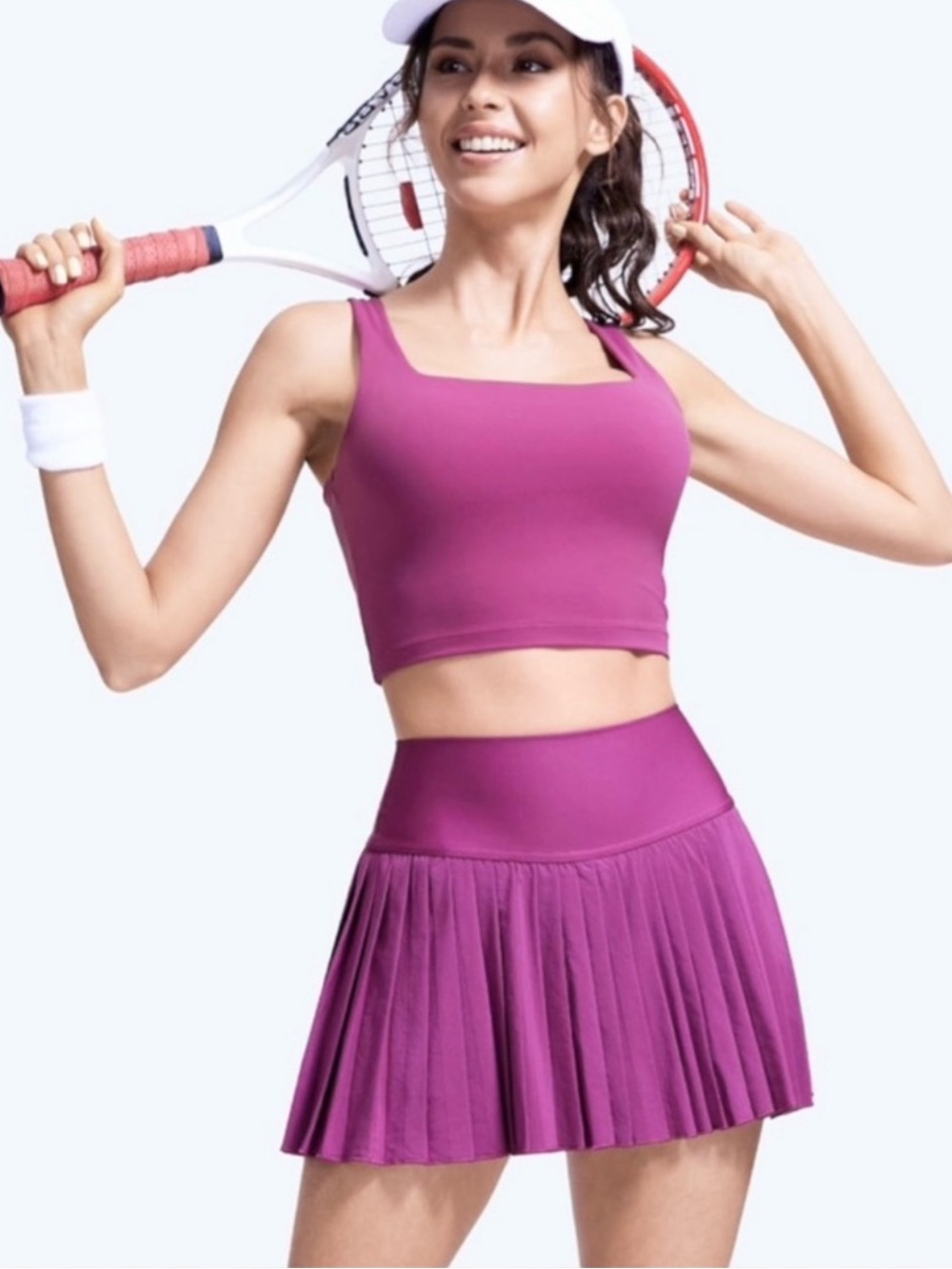 NWT CRZ YOGA High Waist Pleated Skort
